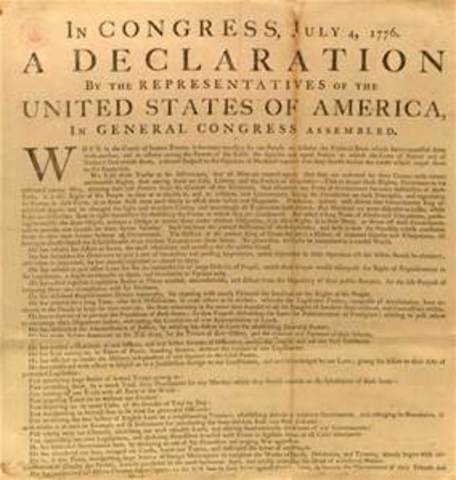 The Declaration of Independence
