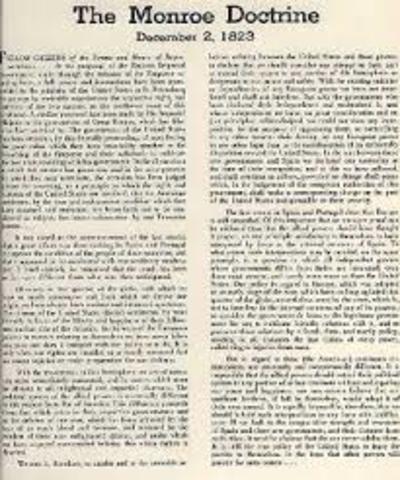 Monroe Doctrine