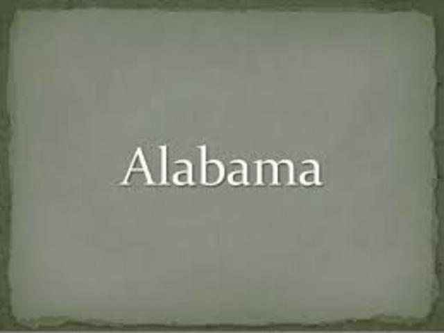 Alabama Enters the Union