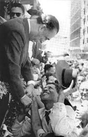 Quando assumiu na presidencia