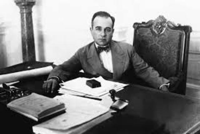 Getúlio Vargas na Presidência.