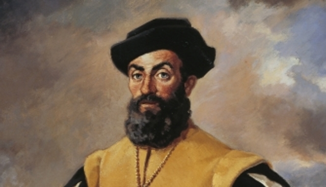 Magellan starts his "around the world" trip