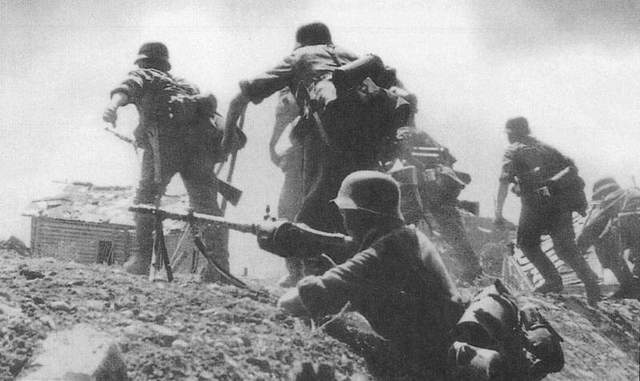 Los alemanes atacaron