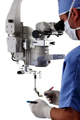 utilización de microscopio