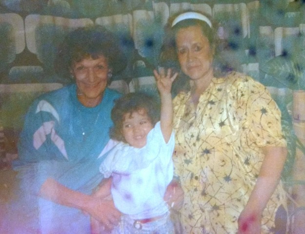 Mi abuelita Paterna Yolanda Noriega y mi abuelita Materna Dinhora Retes