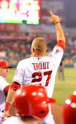 Mike Trout Hit's for Cycle