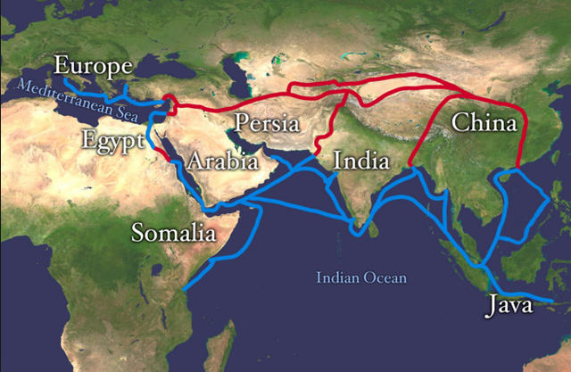 The silk road