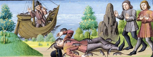 1348-1355:  Peste negra,