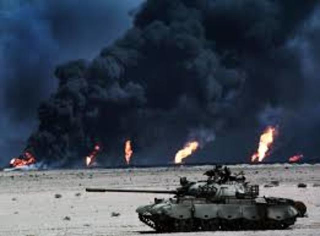 Desert storm attack/ Persian Gulf