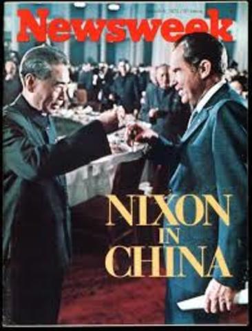 Nixon visits China