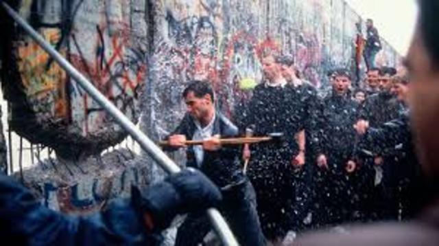 Berlin Wall Comes Down