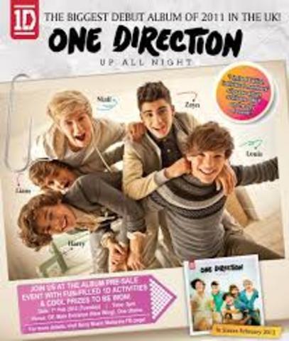 One directions first debut album began