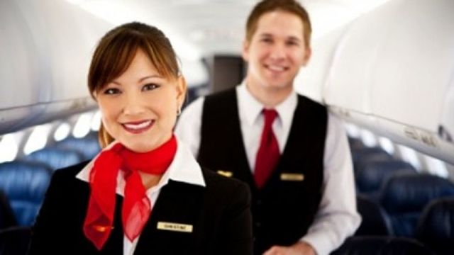 Flight attendants aboard Flight 11