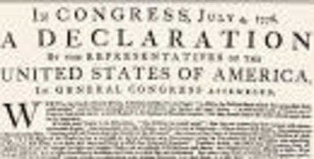 The Declaration of Independence