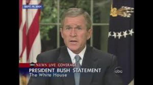 President George W. Bush Addresses the Nation.