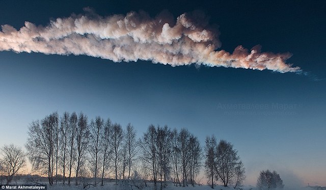 The Chelyabinsk meteor explosion