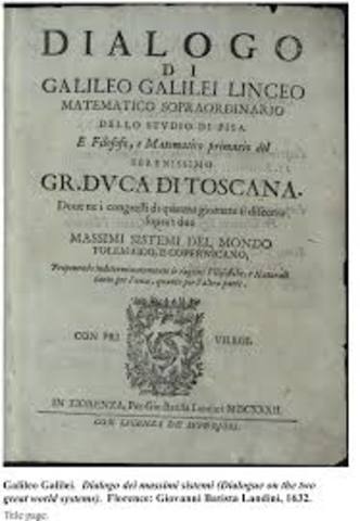 Galileo publishes "The Dialogue