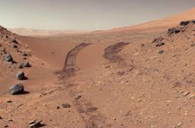 Observations from a spacecraft orbiting Mars