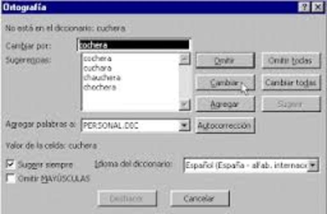 Programas del chequeo de la ortografía