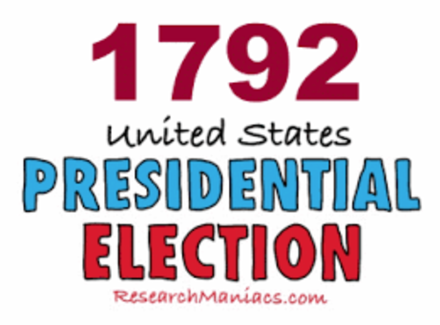 1792 presidental election