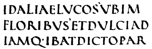 Podomy rediseña las letra romanas