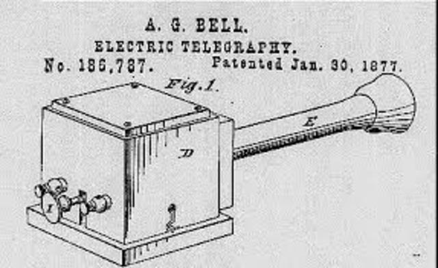 Bell patents telephone