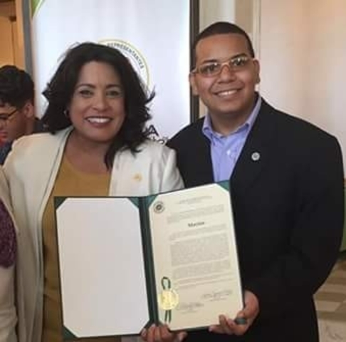 Recognition in the House of representatives of Puerto Rico.