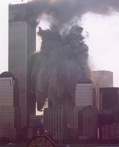Falling of the south tower