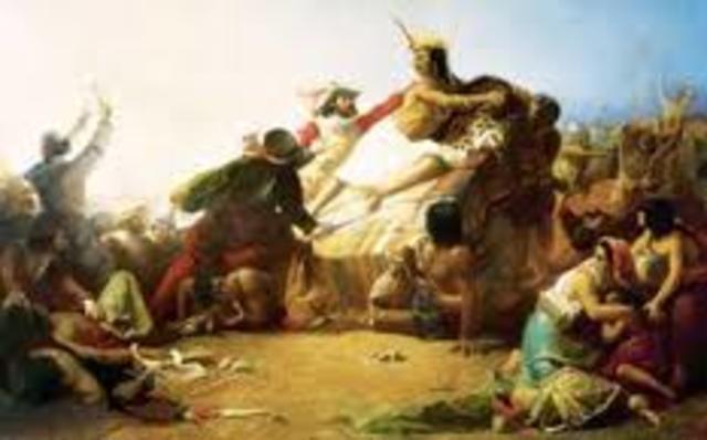 Pizarro invades the Inca Empire