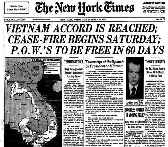 Cease Fire Announced