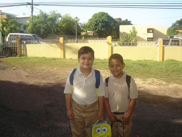 My frist day in school