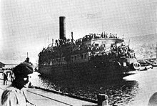 El barco “Struma” se hundió