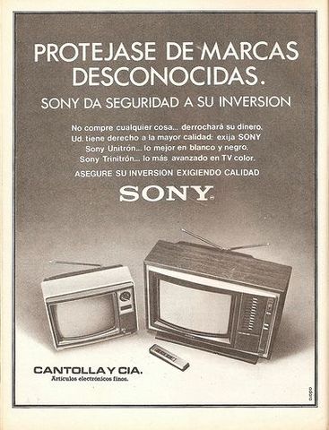 Publicidad Sony Tv.