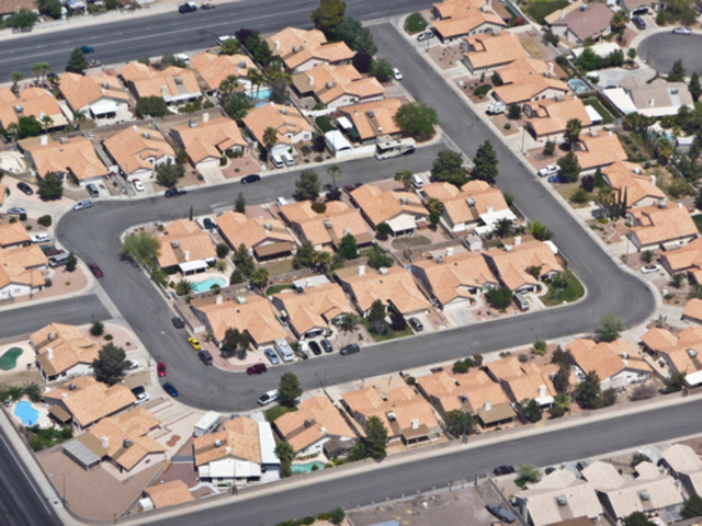 Suburban town Conformity