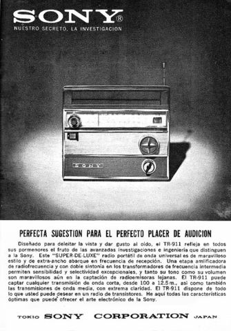 Publicidad Receptor Sony