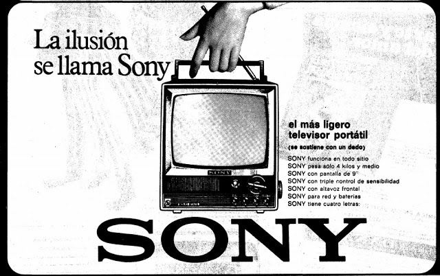 Publicidad tv sony