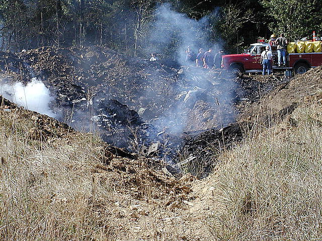 Flight 93 crashes