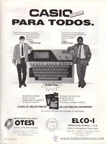 Publicidad Casio