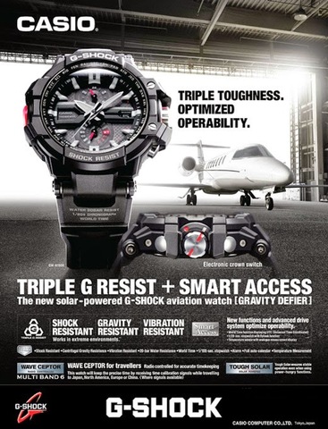 publicidad actual casio