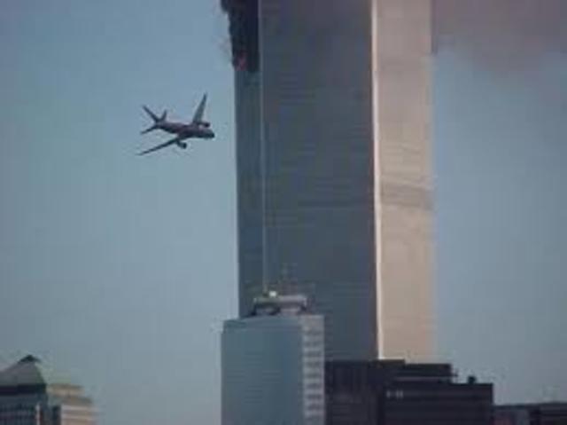 Crashing into the Twin Towers