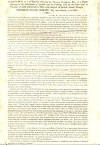 Patrick Henry made a speech