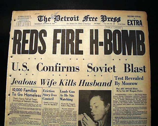 Soviets have Hydrogen Bomb