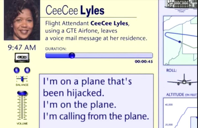 Distress calls from planes
