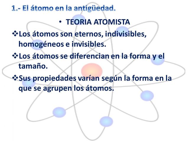 TEORÍA DEL ÁTOMO