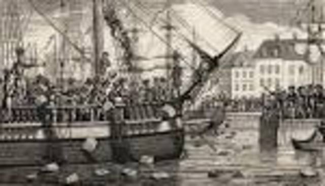 The Boston tea party