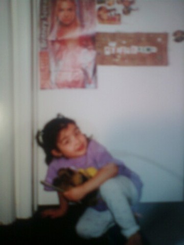 The day My Mom,Dad and I moved into our first apartment.