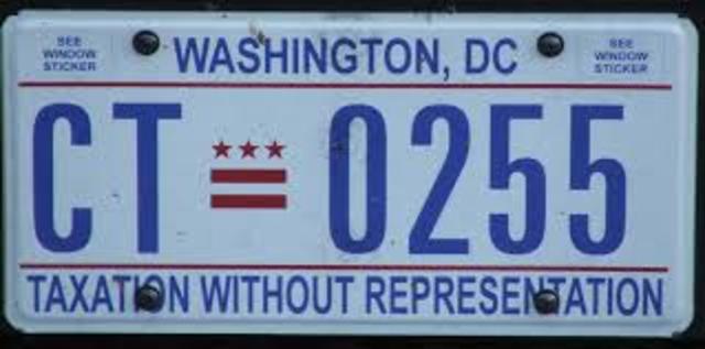No Taxation Without Representation