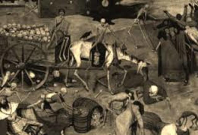 Black Death begins in Europe