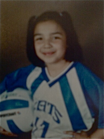 I started playing sports such as softball,basketball and volleyball.