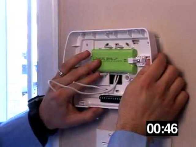 Montaje de la alarma electrónica